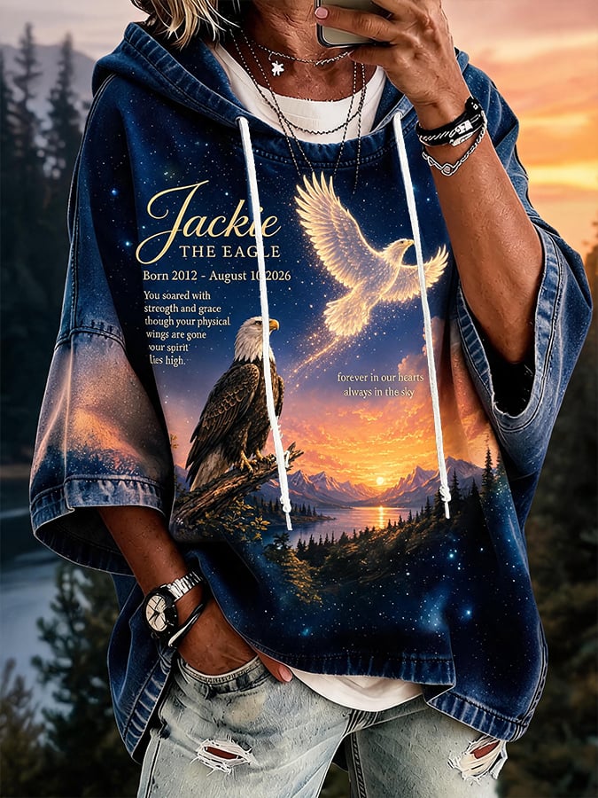 Deepest Condolences To Jackie, May You Rest In Peace Printed Hoodie