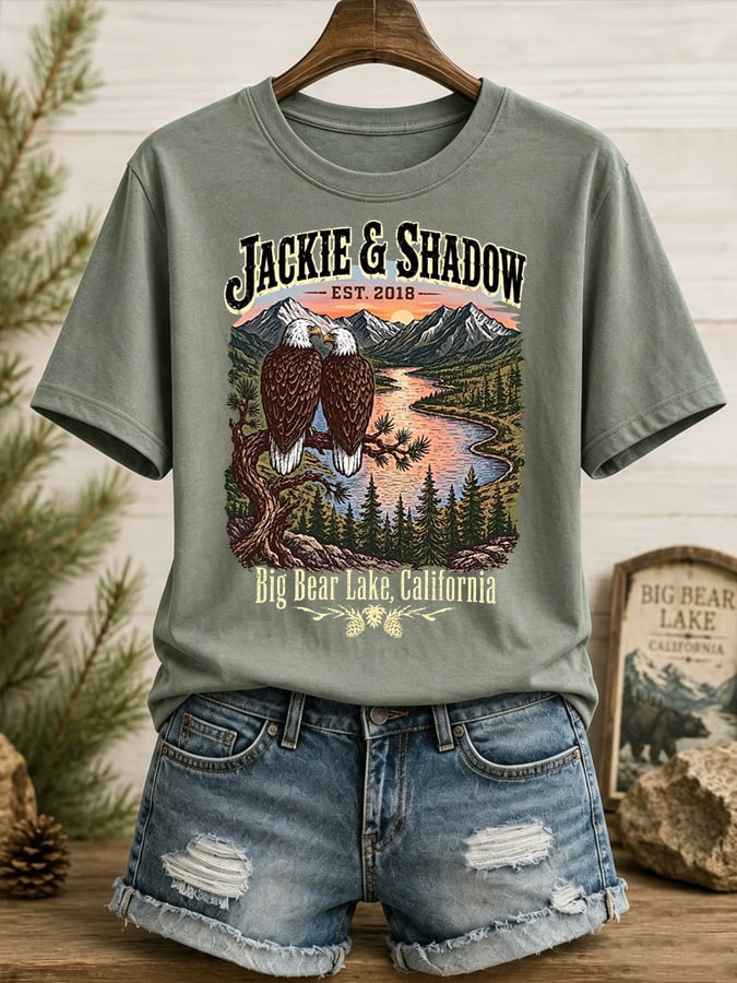 Women's Jackie And Shadow Printed T-shirt