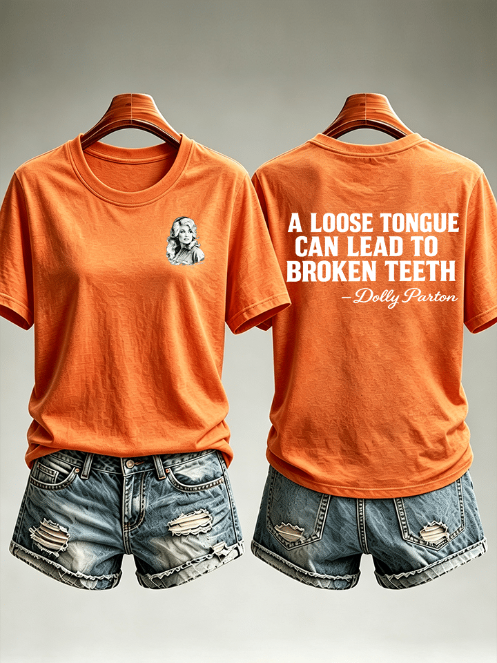 Women's Vintage Signature Graphic Memorial Print T-Shirt