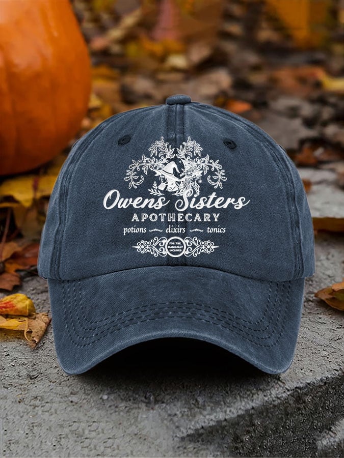 Unisex Owens Sisters Apothecary Witch Printed Hat