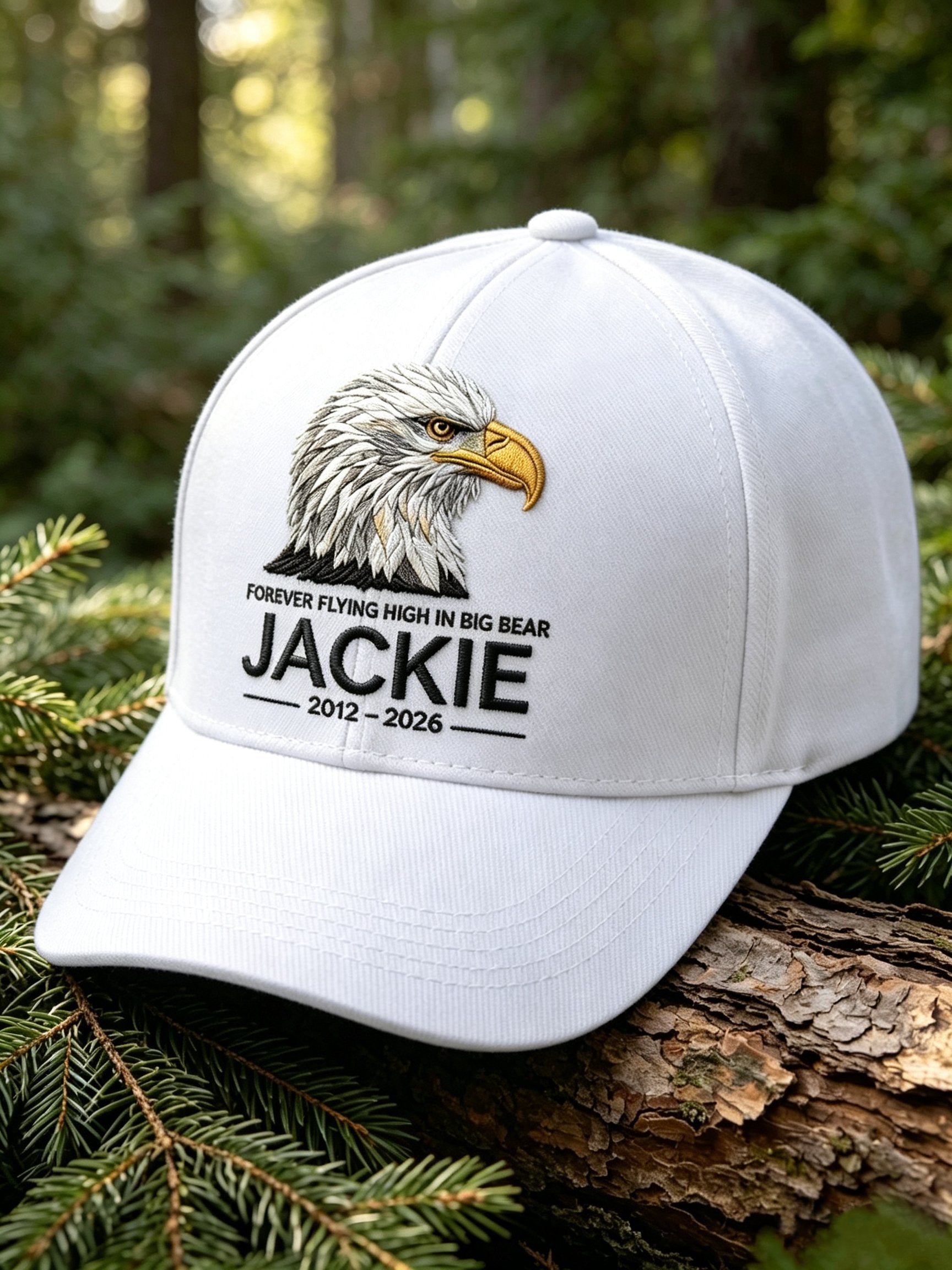Unisex Forever Over Big Bear, Fly Free Jackie Printed Hat