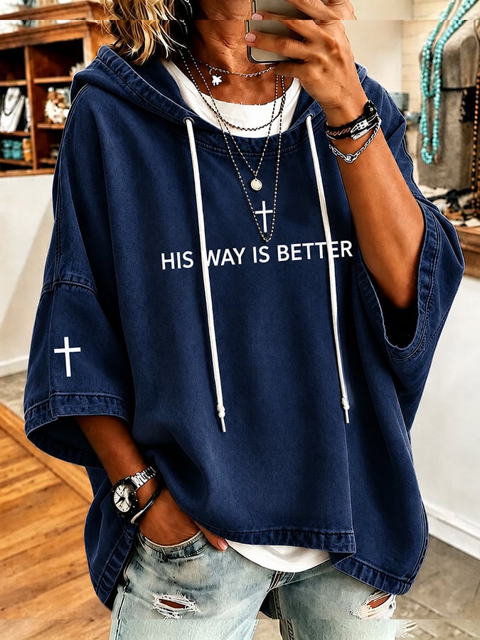 Women's Faith Printing Top