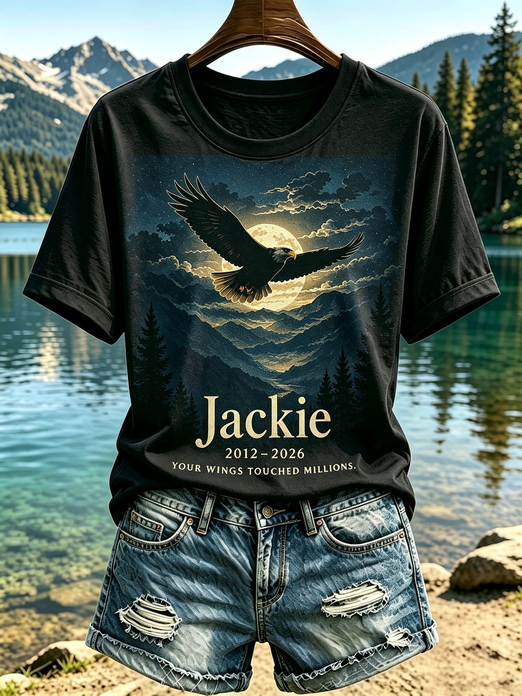 Women's Jackie And Shadow Printed T-shirt