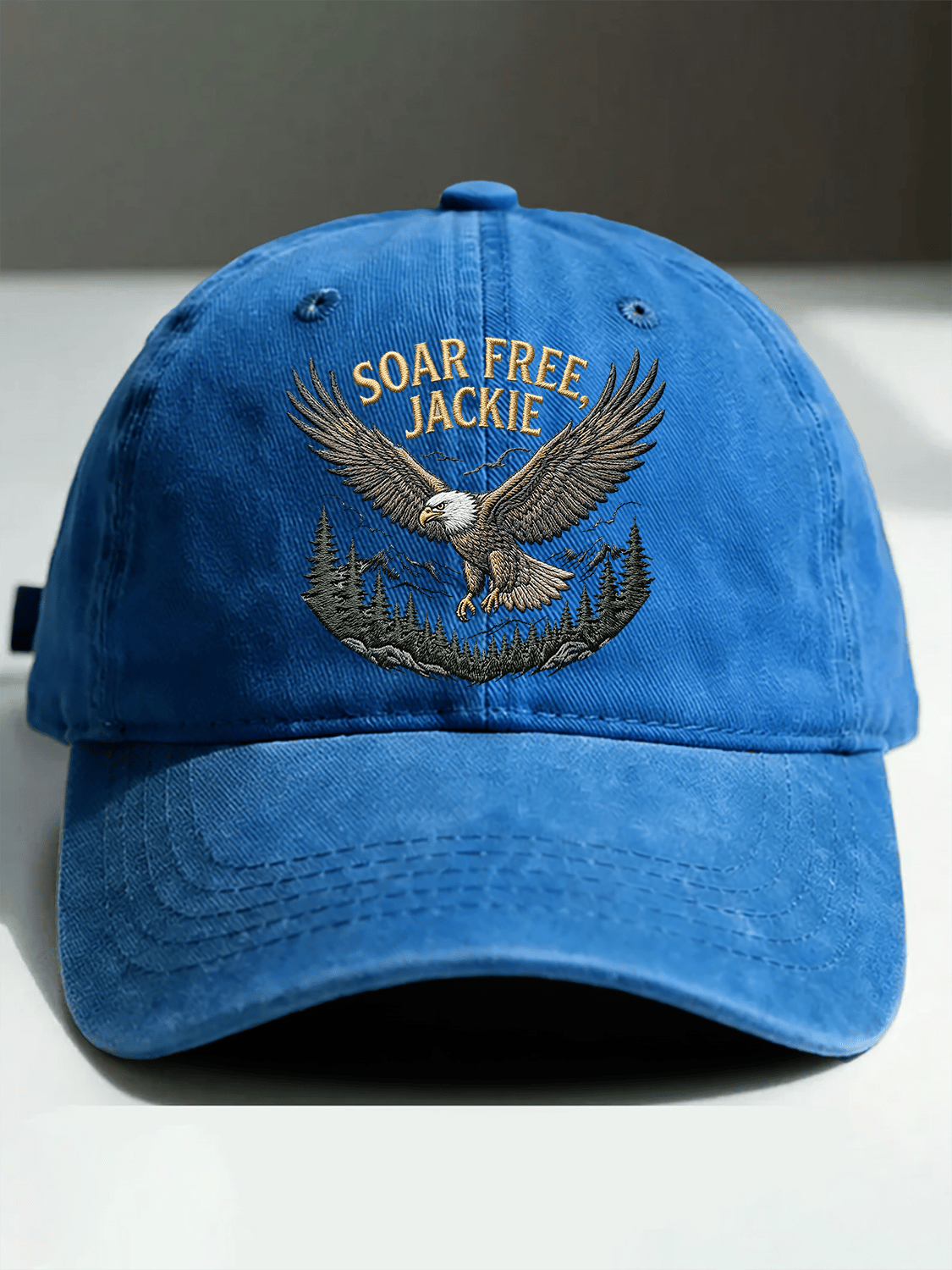 Retro Soar Free, Jackie Print Baseball Cap