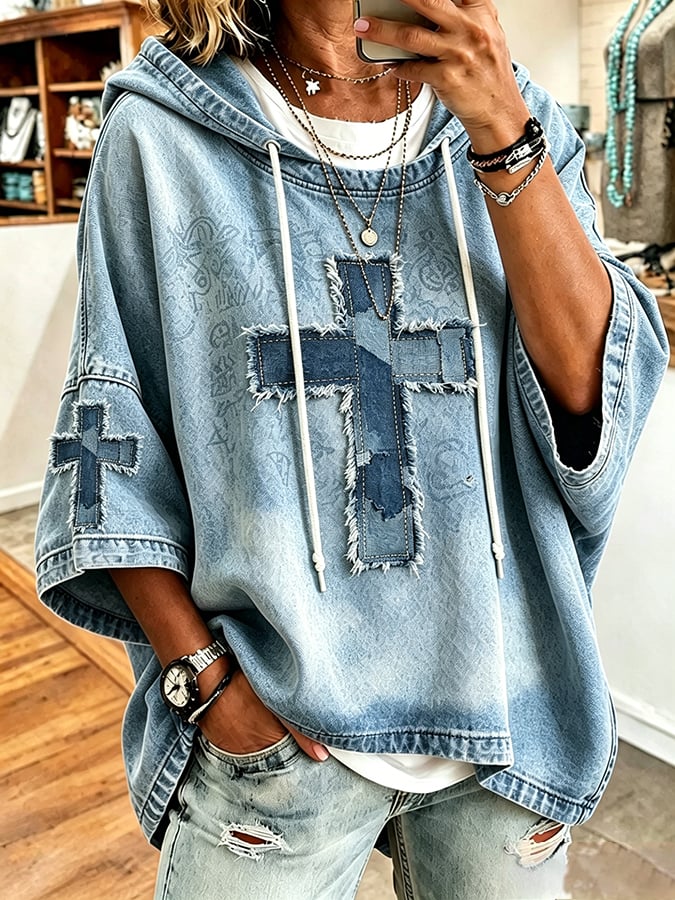 Women's Faith Printing Top