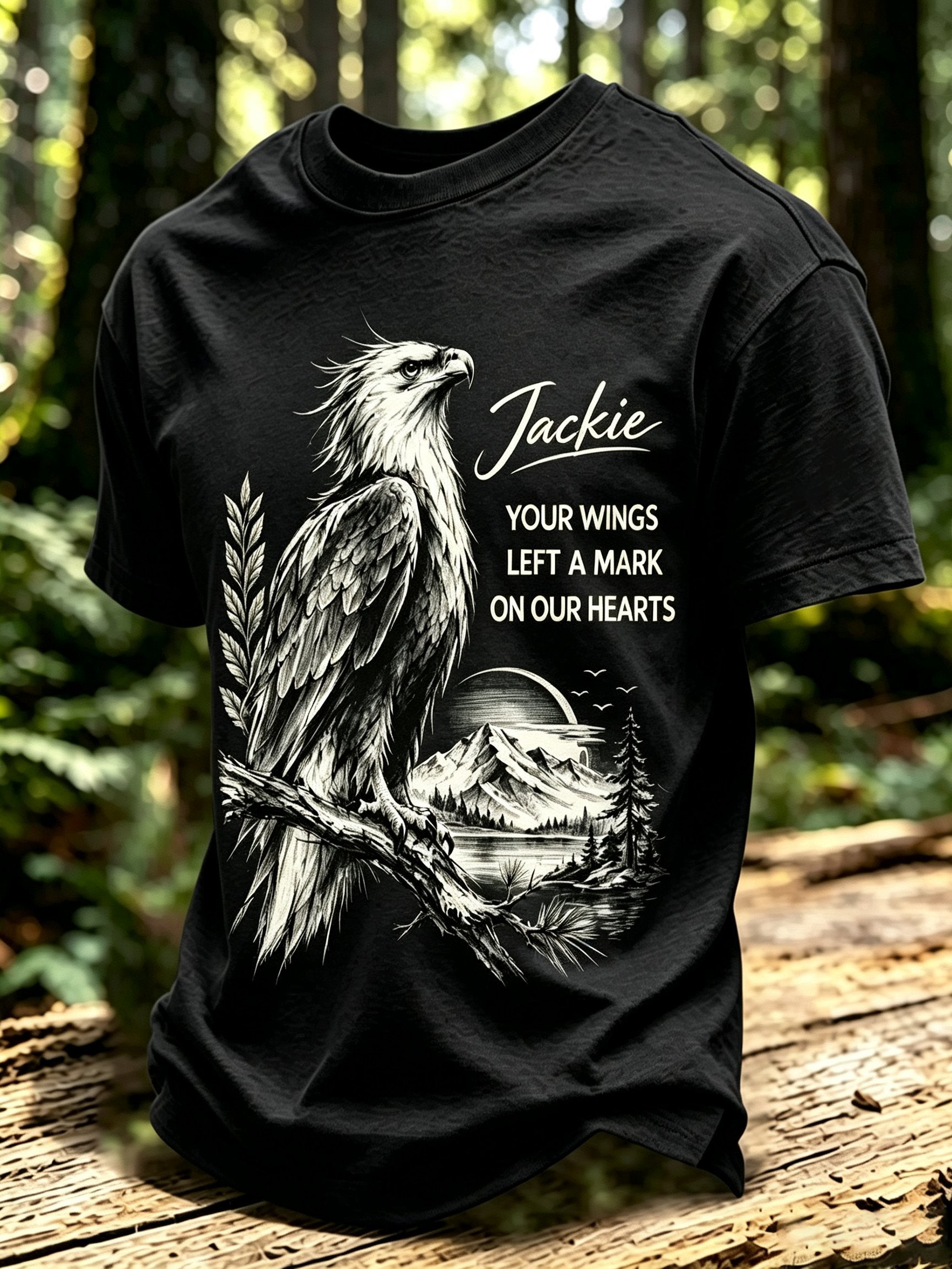 Men's Jackie & Shadow Print Short-Sleeve T-Shirt