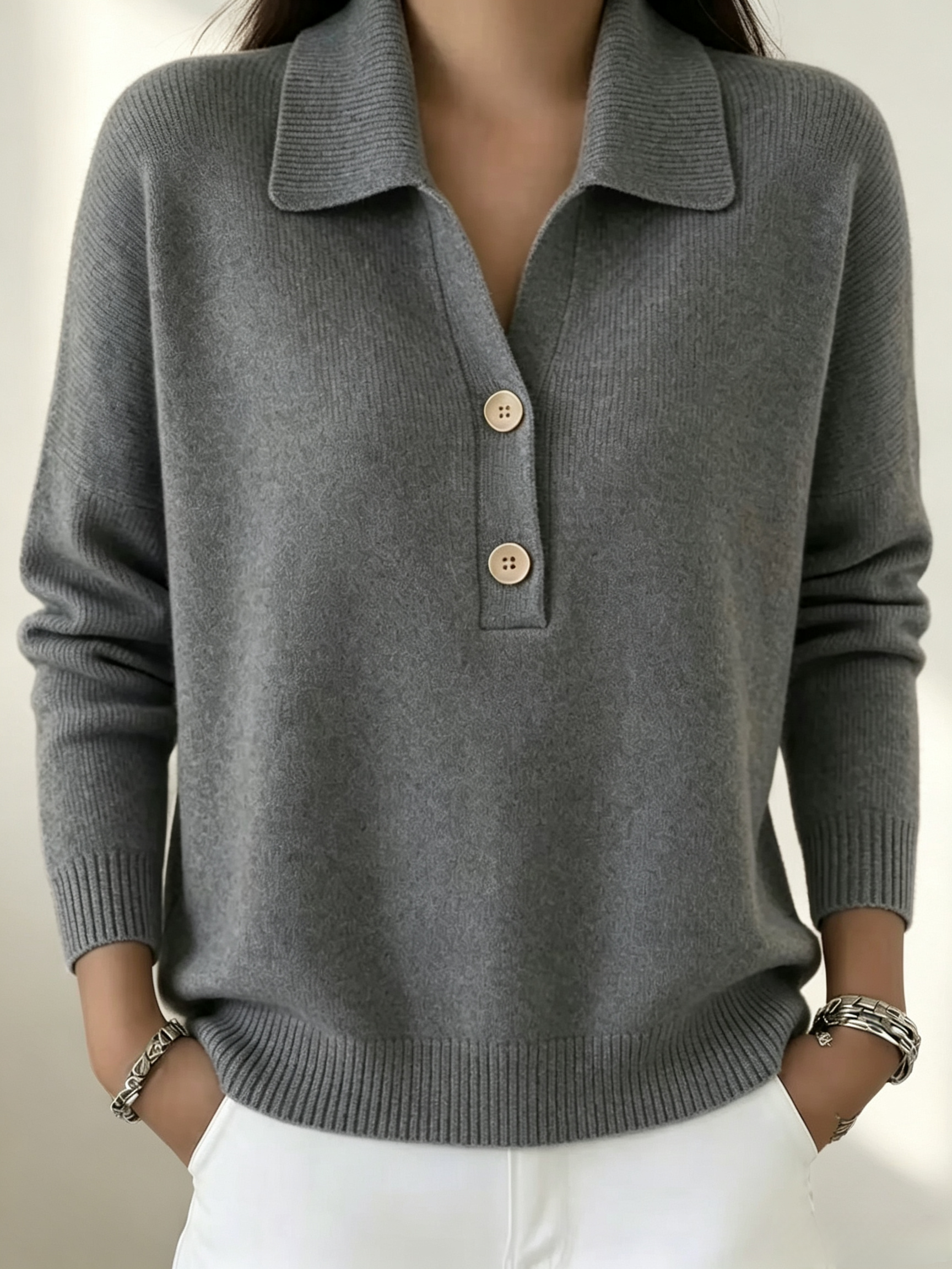 FALL SALE🔥 Women's V-neck Cashmere Sweater