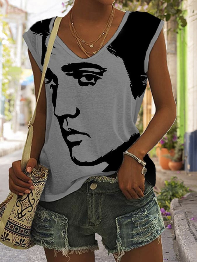 Women's Legend Singer Print Tank Top