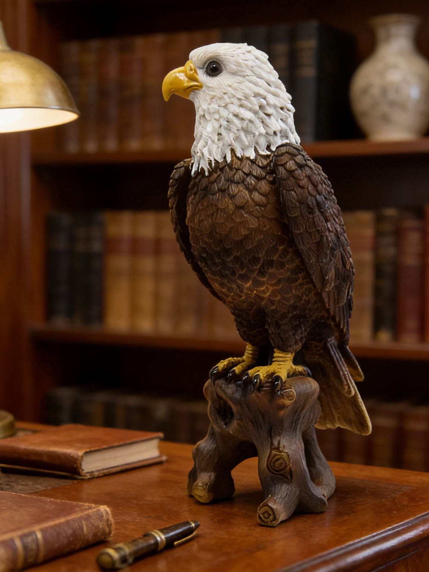 Jackie The Eagle Resin Figurine Ornament