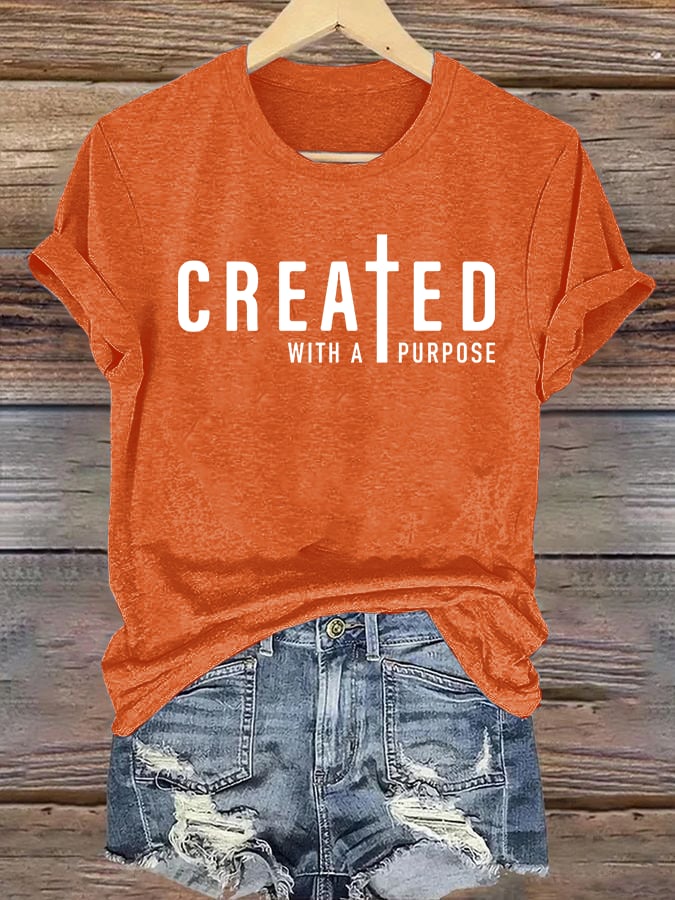 Women's created with a purpose T-Shirt