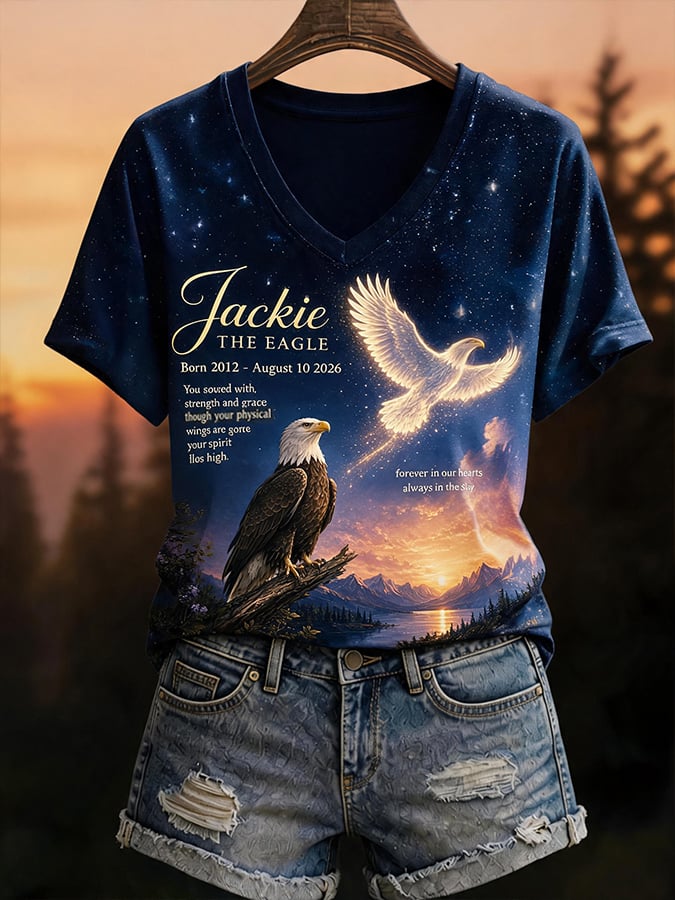 Deepest Condolences To Jackie, May You Rest In Peace. Printed T-Shirt