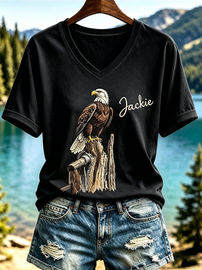 Women's Jackie And Shadow Printed T-shirt