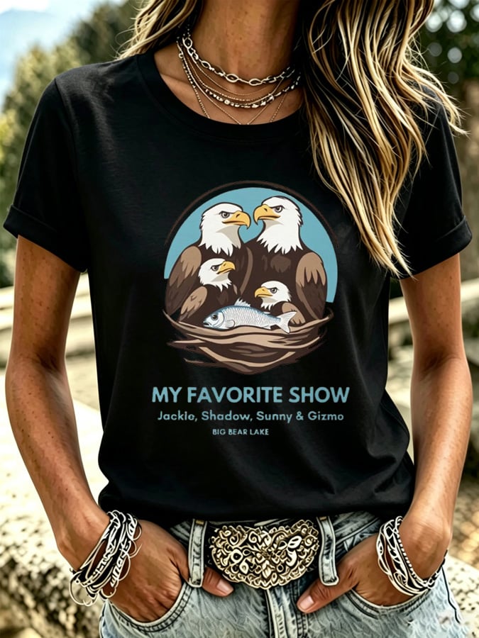 Women's Jackie And Shadow Printed T-shirt