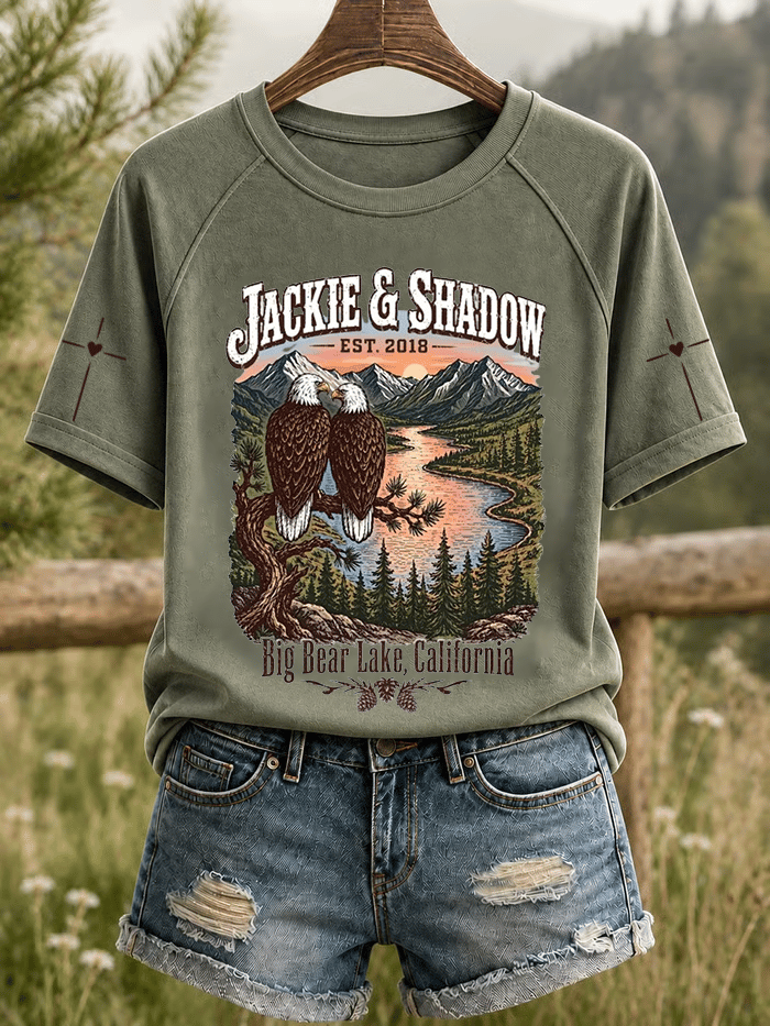 Women's Jackie & Shadow Print Top