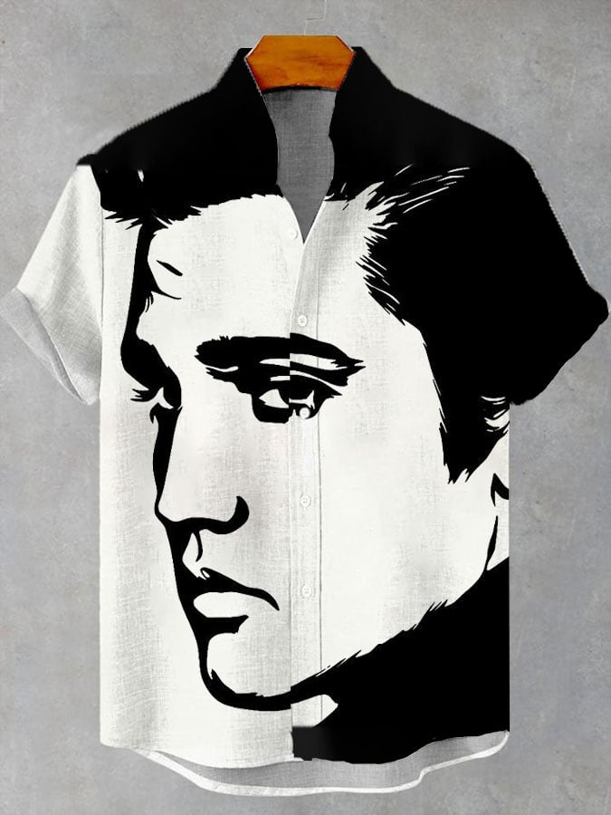 Men's Music Superstar Print Shirt