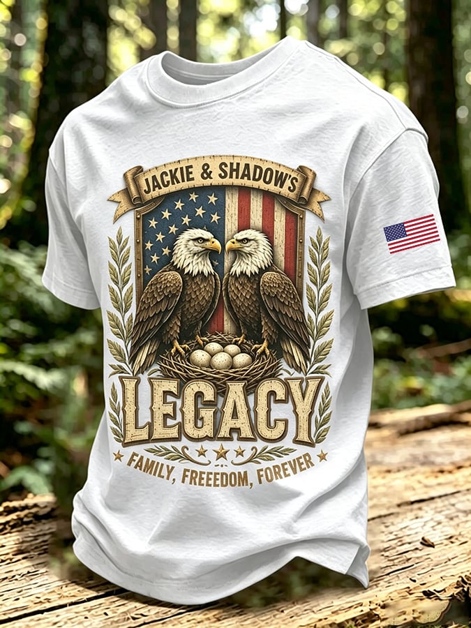 Men's Jackie & Shadow Print Short-Sleeve T-Shirt