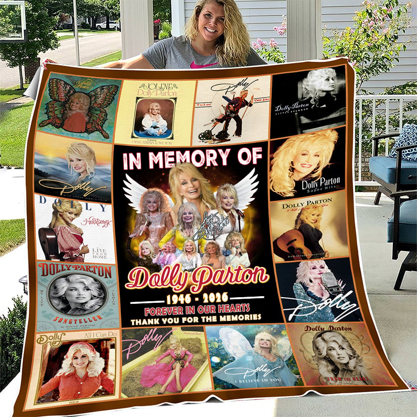 Limited Edition_In memory of Dolly Parton 1946-2026๐๏ธ - Sherpa Fleece Blanket