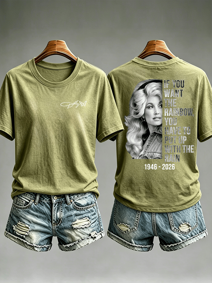 Women's Vintage Signature Graphic Memorial Print T-Shirt