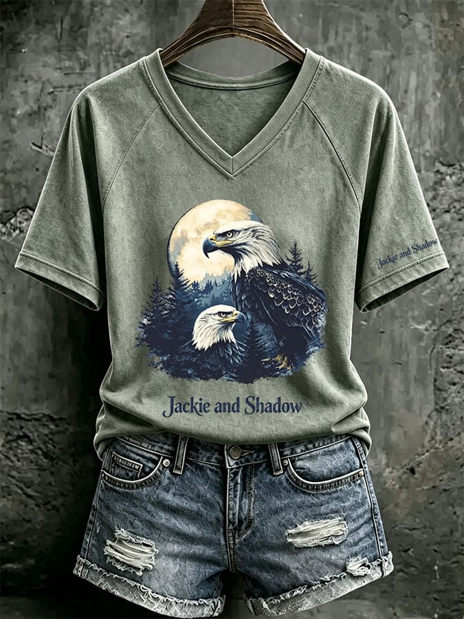 Women's Casual Printed Short-Sleeve T-Shirt