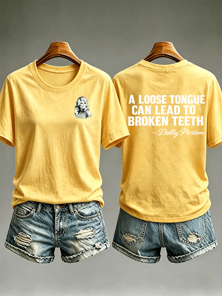 Women's Vintage Signature Graphic Memorial Print T-Shirt