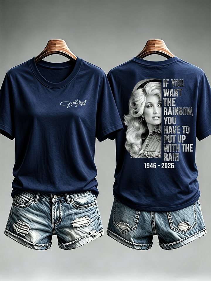 Women's Vintage Signature Graphic Memorial Print T-Shirt