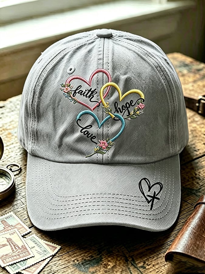 Unisex Faith Print Baseball Cap