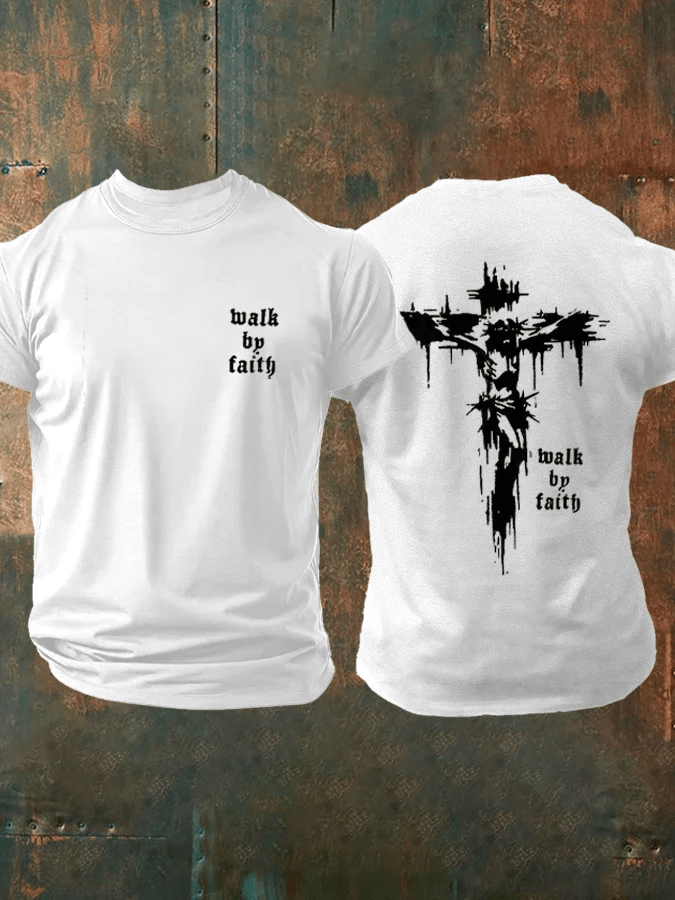 Men's Walk By Faith Printed Shirt