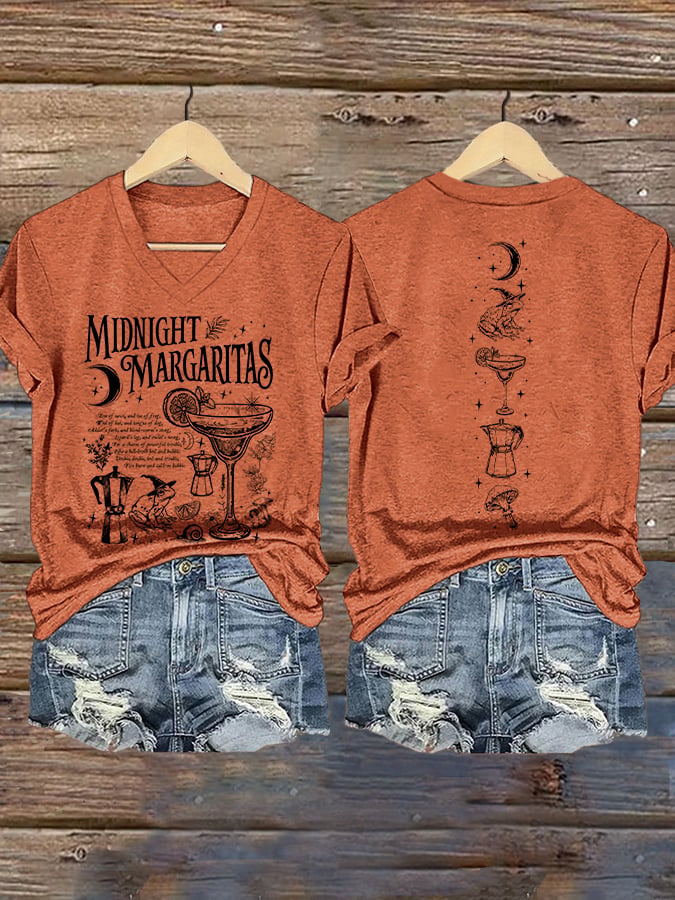 Women's Midnight Margaritas Print T-shirt