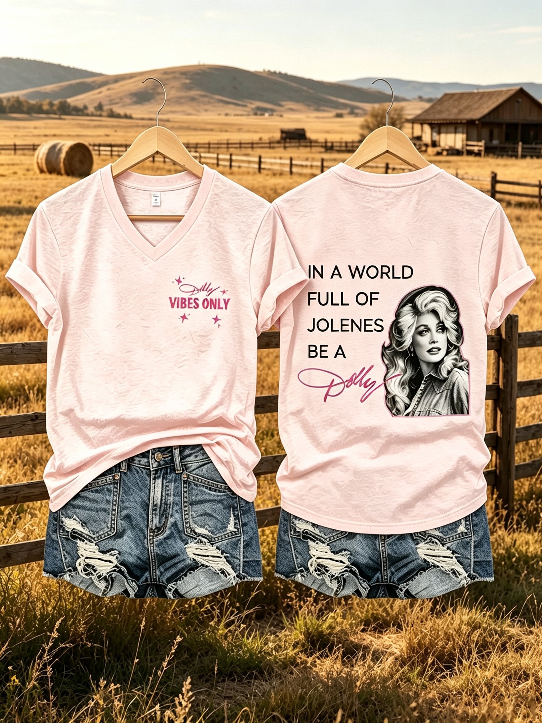 Women's Rip Dolly Parton Printed T-shirt