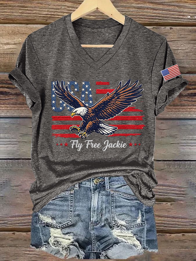 Women's Fly Free Jackie Print T-shirt