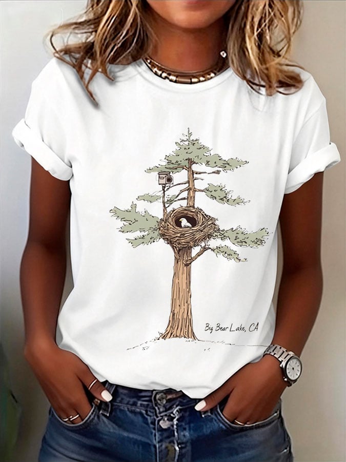 Women's Jackie And Shadow Printed T-shirt
