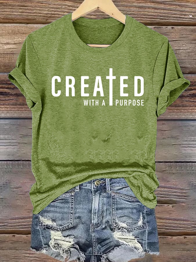 Women's created with a purpose T-Shirt