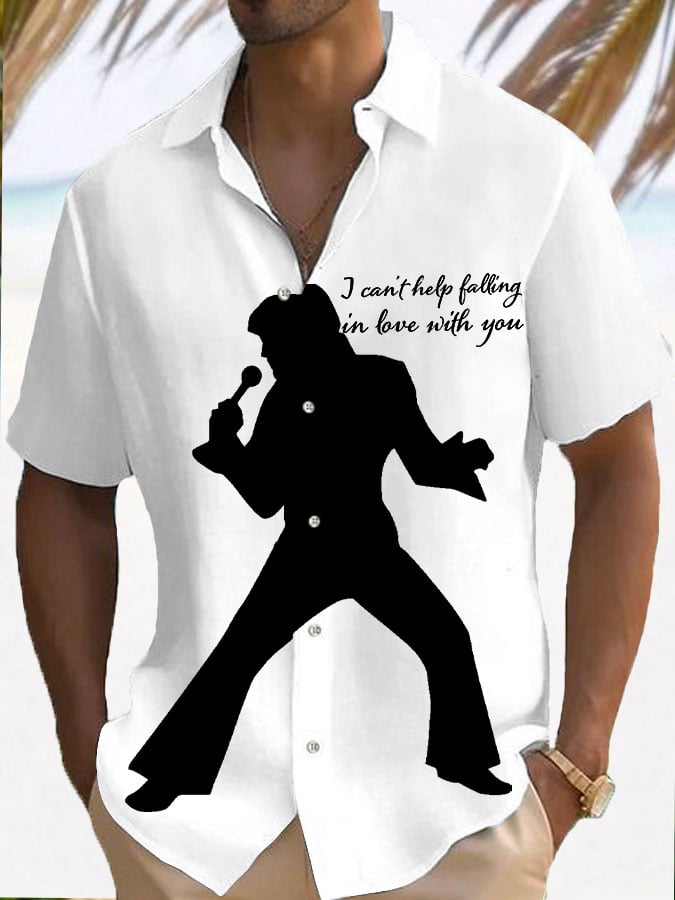 Mens Music Superstar Resort Shirt