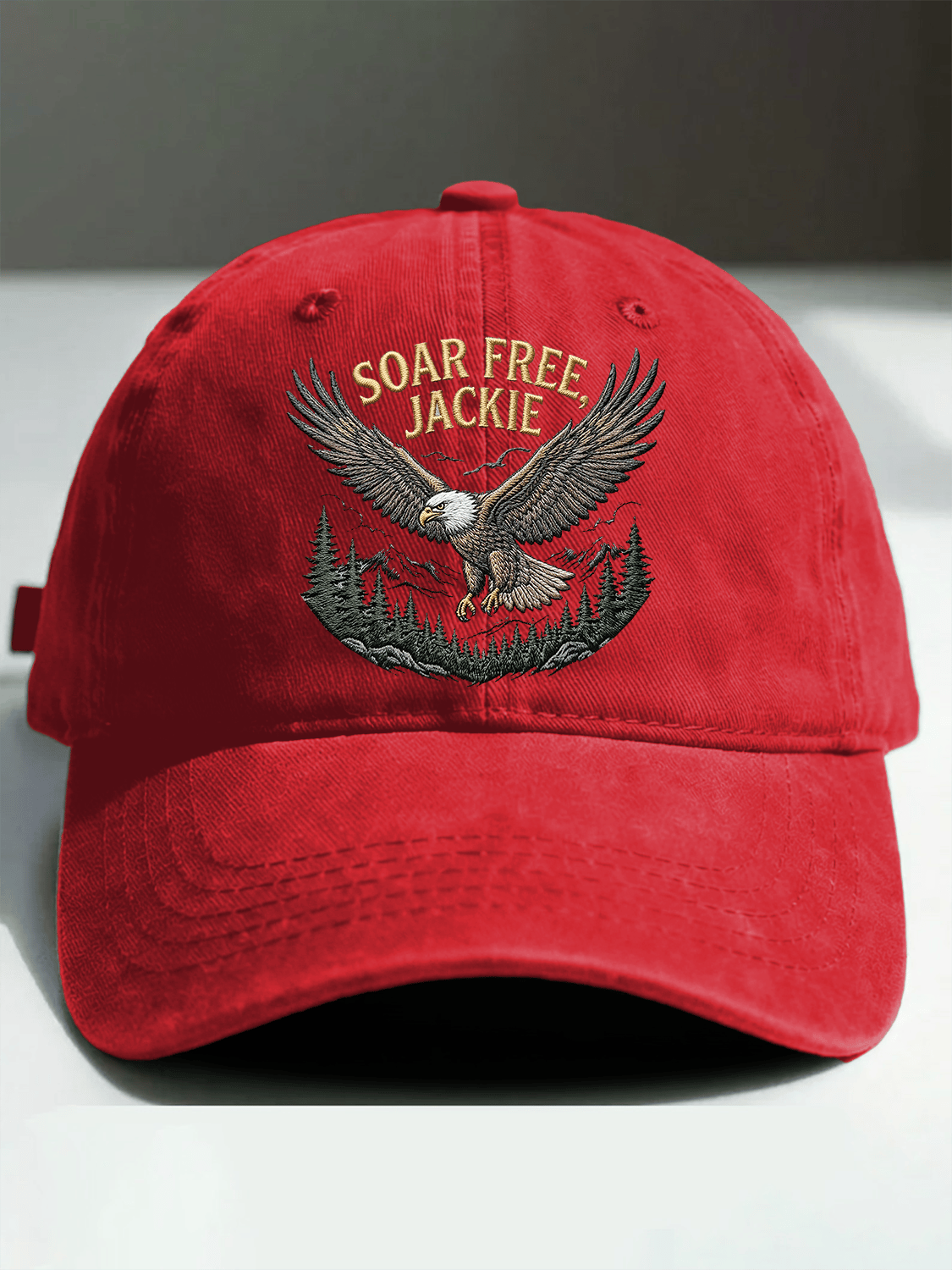 Retro Soar Free, Jackie Print Baseball Cap