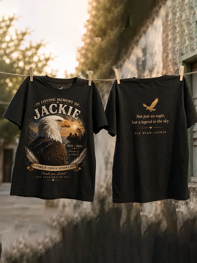 Women's In Loving Memory Eagle Memorial T-Shirt