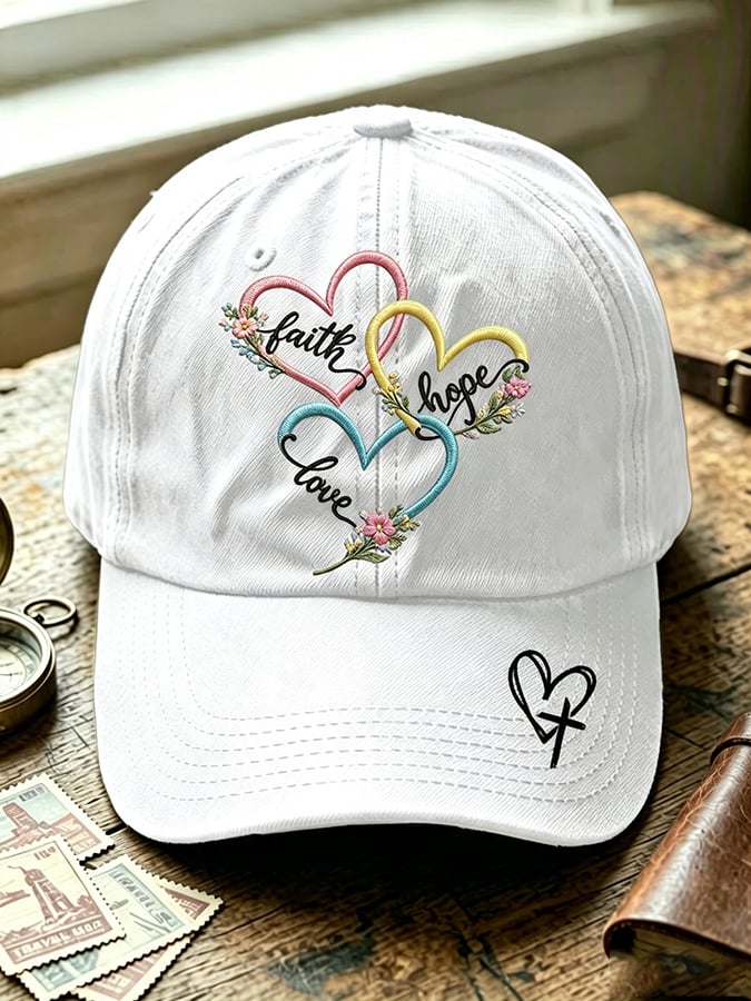 Unisex Faith Print Baseball Cap