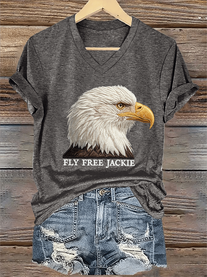 Women's Fly Free Jackie Print T-shirt