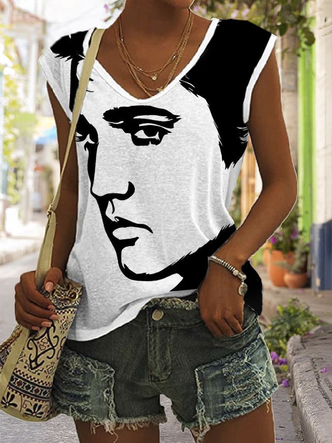 Women's Legend Singer Print Tank Top