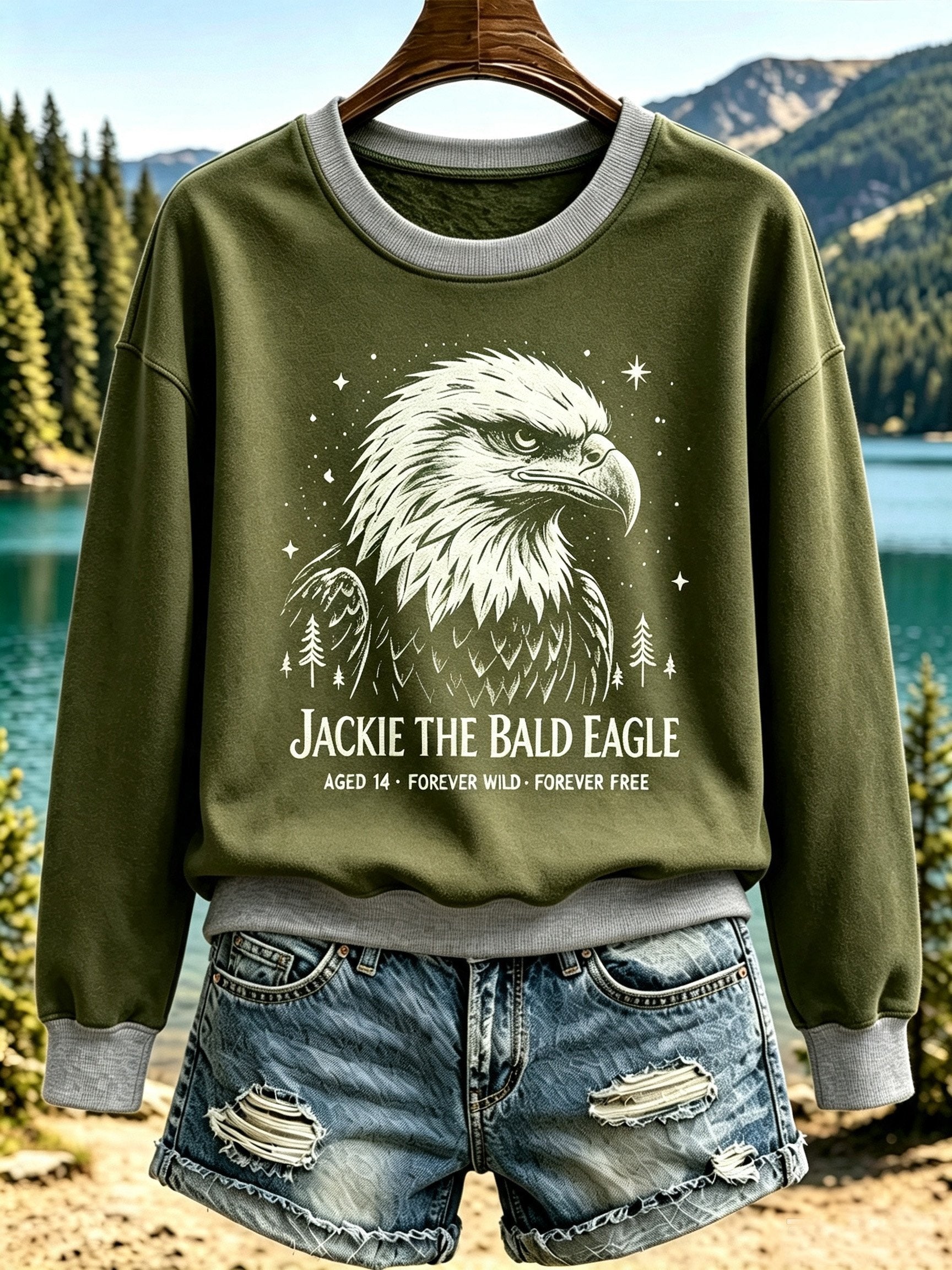 Women's Animal-Print Casual Sweatshirt