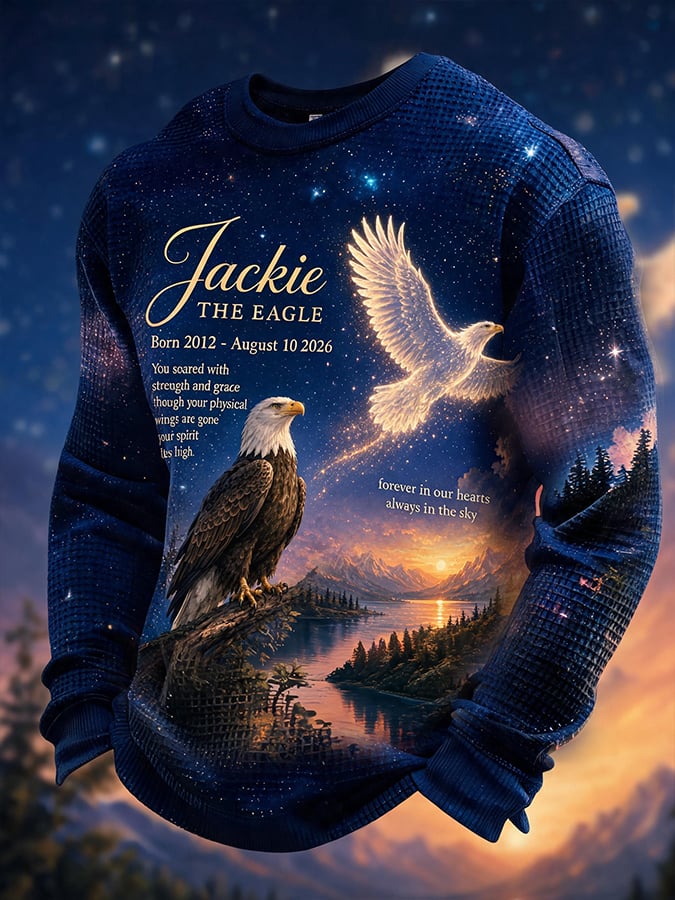 Deepest Condolences To Jackie, May You Rest In Peace. Printed Long-Sleeved Top