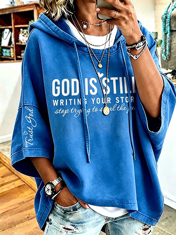 Women's Faith God Is Still Writing Your Story, Stop Trying To Skip The Pages Printing Top
