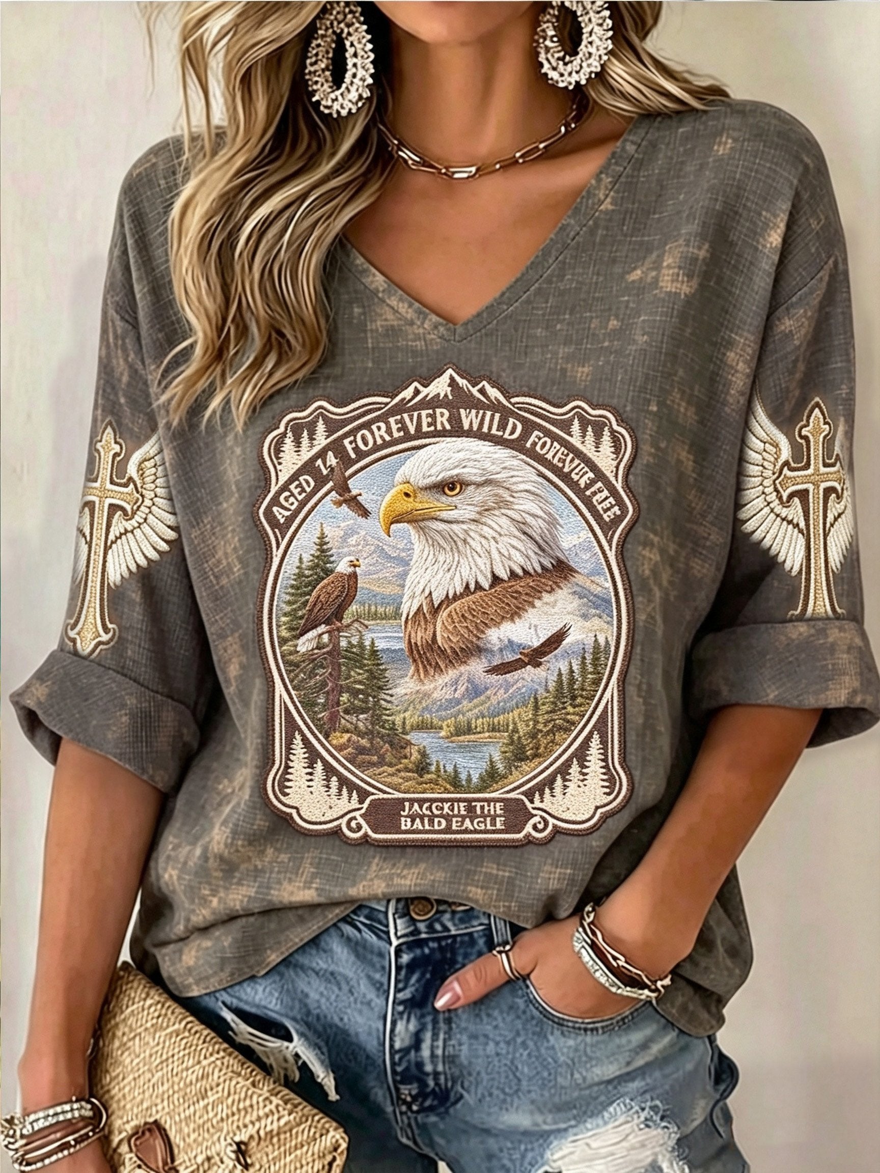 Women's Animal Print Casual Top