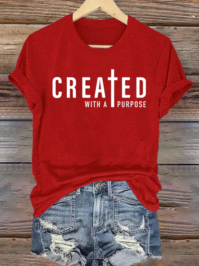 Women's created with a purpose T-Shirt