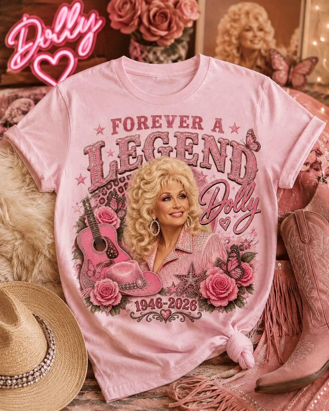 Limited Edition 2026_๐Dolly Parton ๐๐ซถ๐ปโคโ๐ฉน๐โ ๐ - Unisex T-Shirt