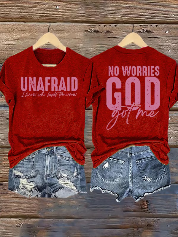 Women's UNAFRAID Printed T-Shirt