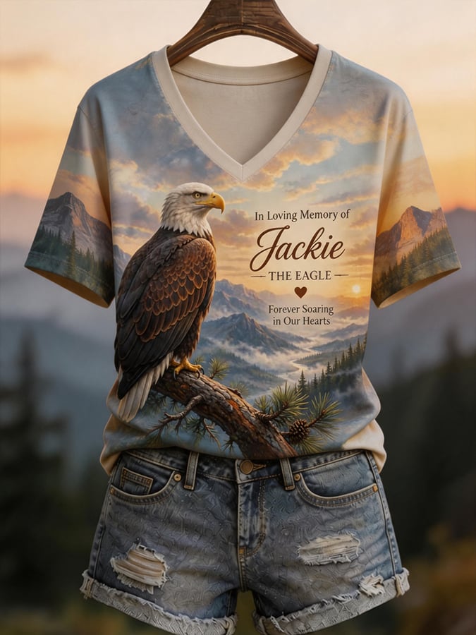 Deepest Condolences To Jackie, May You Rest In Peace. Printed T-Shirt
