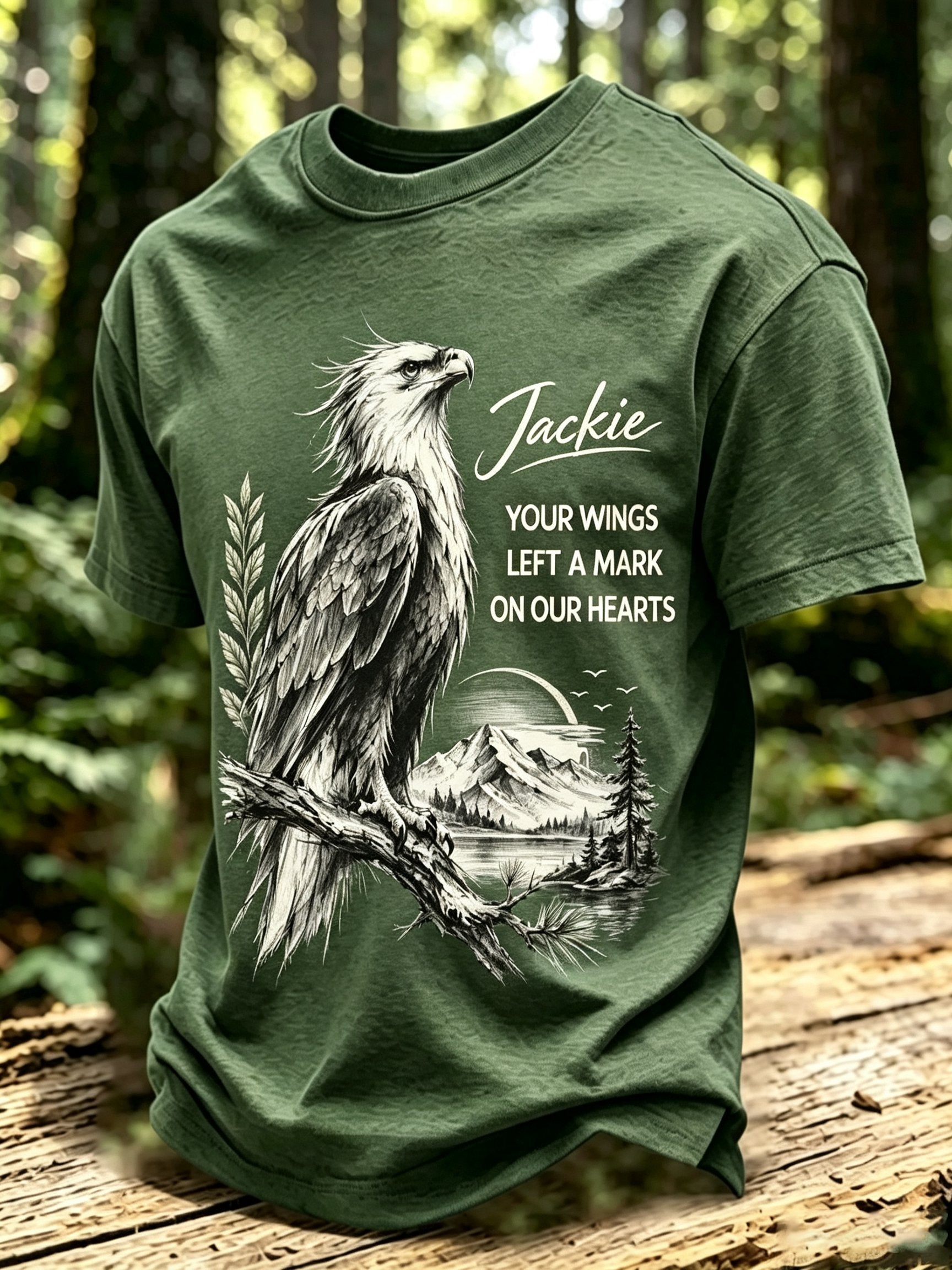 Men's Jackie & Shadow Print Short-Sleeve T-Shirt