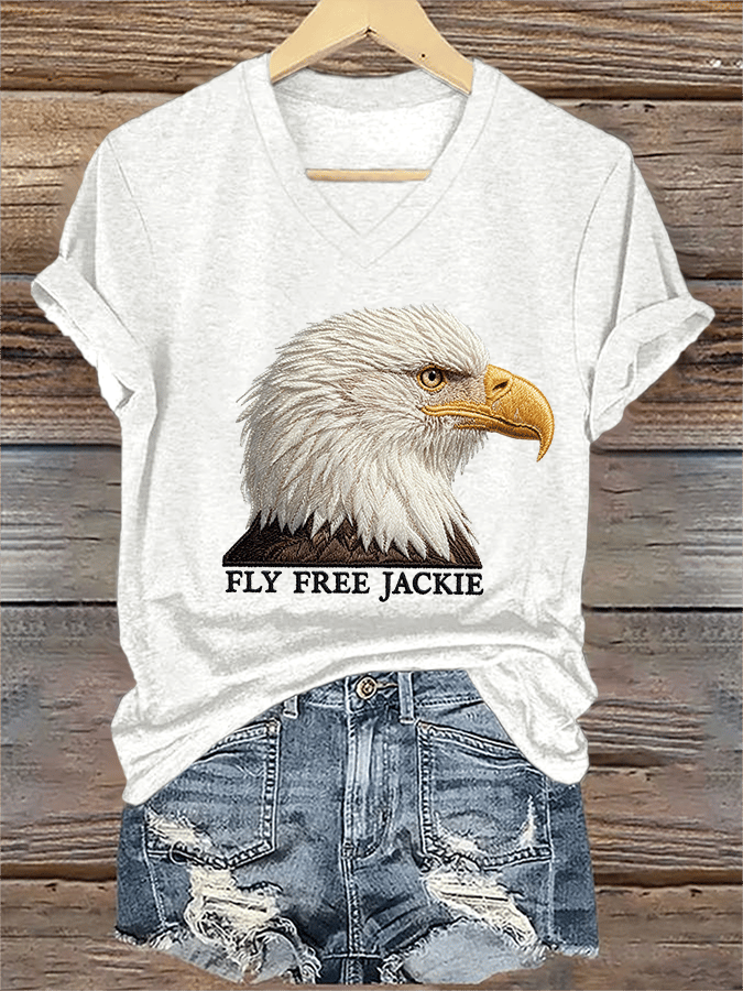 Women's Fly Free Jackie Print T-shirt