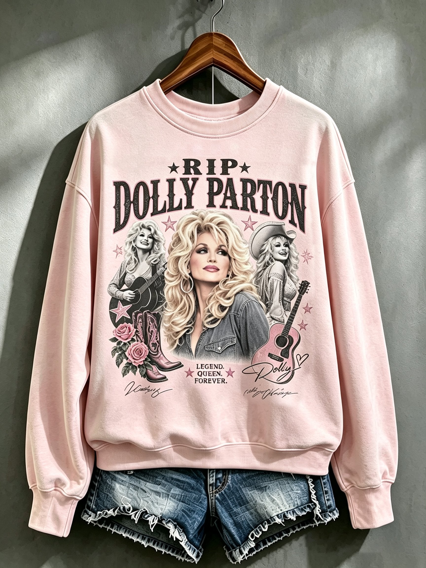 Women's Casual Printed Long-Sleeve Sweatshirt