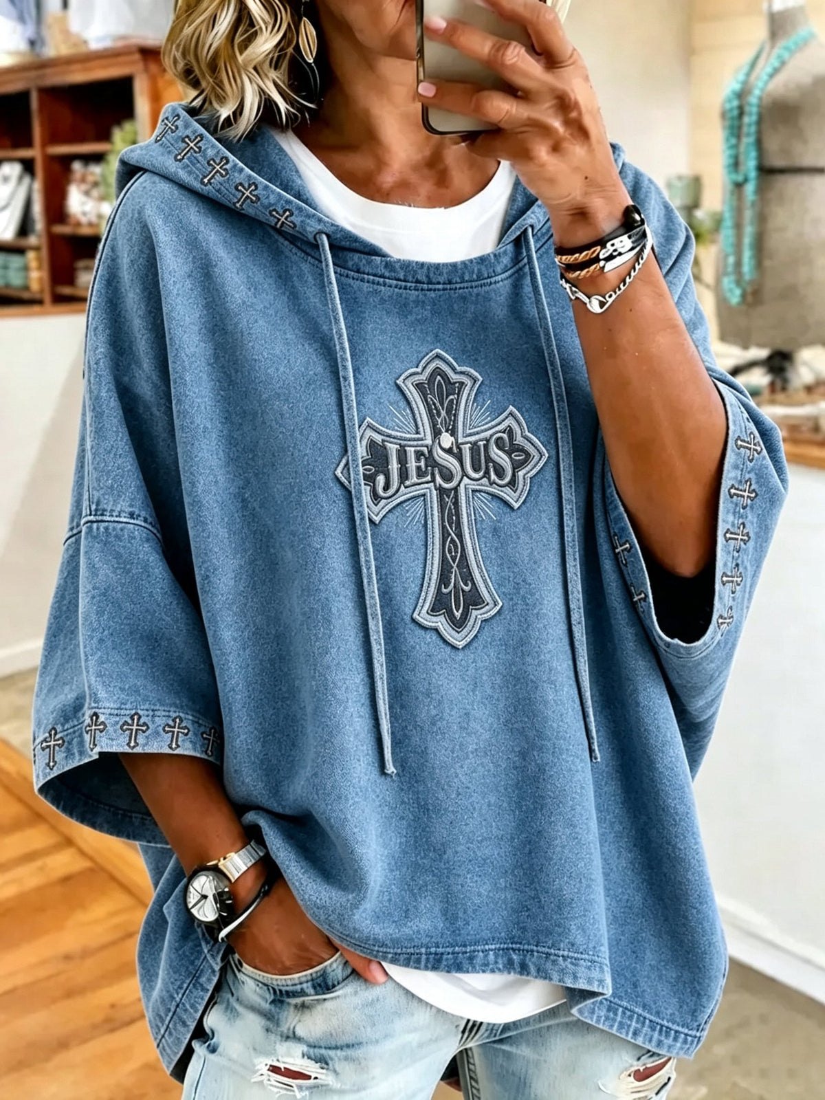Women's Faith Print Sweatshirt